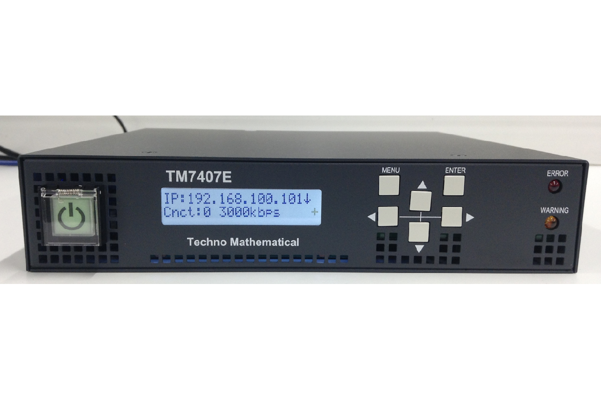 TM7407シリーズ フルHD 低遅延IP伝送システム ラックマウント版